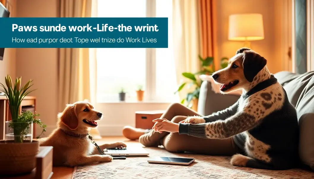 AI-enhanced productivity in pet-friendly workspaces.